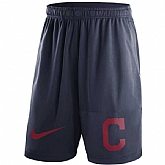 Men's Cleveland Indians Nike Navy Dry Fly Shorts FengYun,baseball caps,new era cap wholesale,wholesale hats